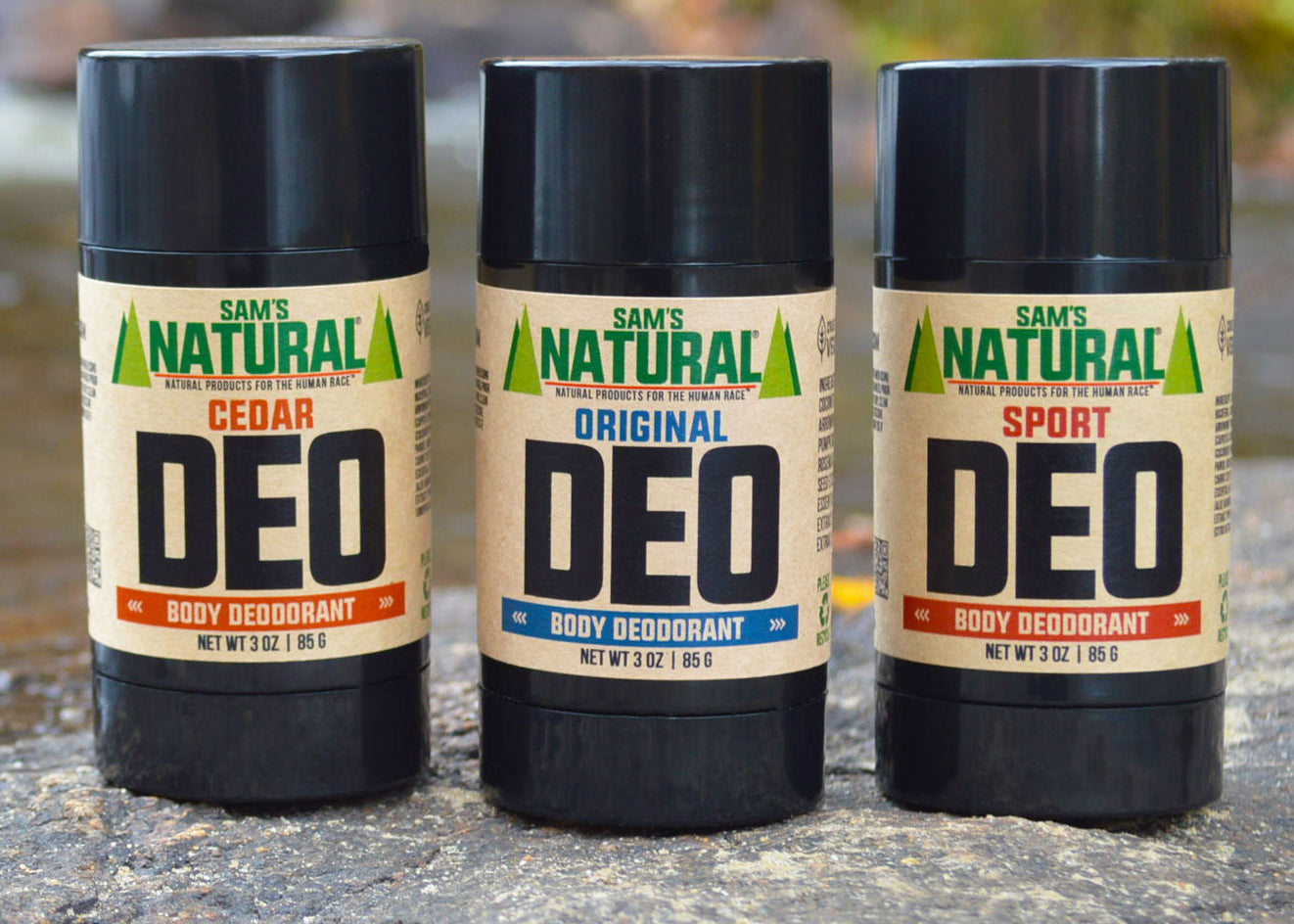 Why Sam’s Natural deodorant?