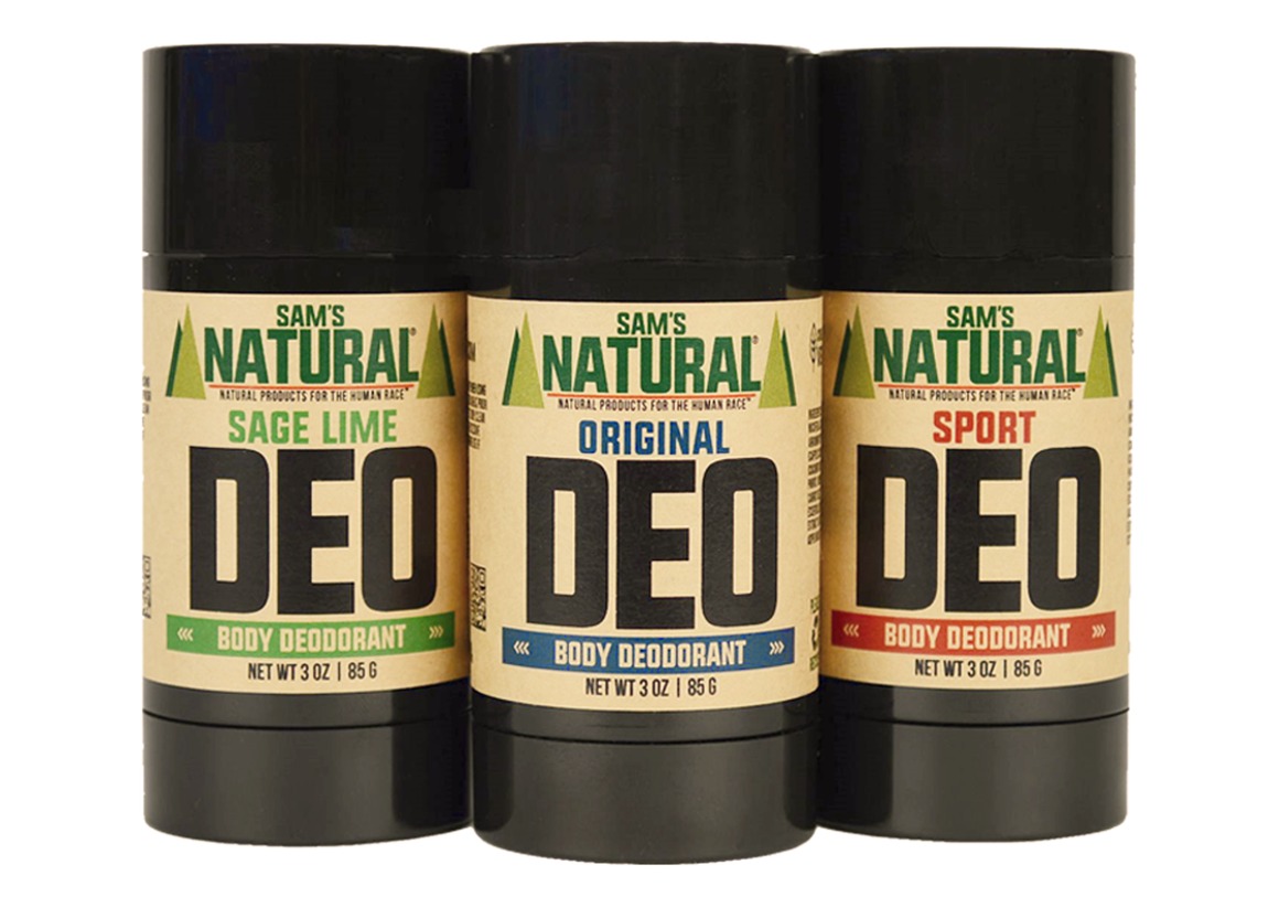 Natural Deodorant that works by Sam's Natural
