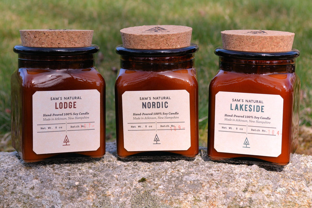 Soy Candles - Sam's Natural