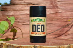 Aluminum Free, Chemical Free Cedar Scented Natural Deodorant