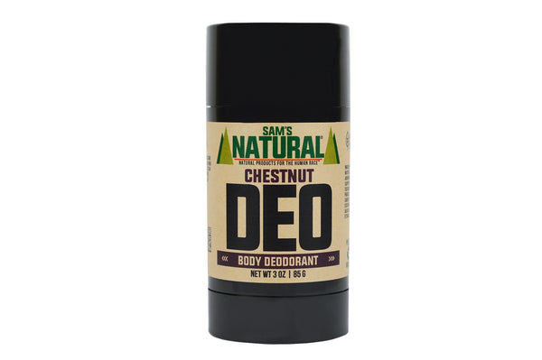3 oz Sam's Natural Deodorant Stick - Chestnut Scented