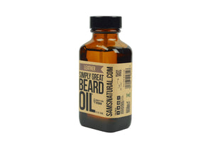 Simply Great Beard Oil - Leather