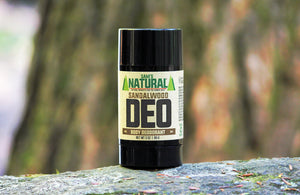 Aluminum Free, Chemical Free Sandalwood Scented Natural Deodorant