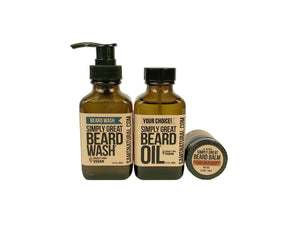 Simply Great Gift Set - Your Choice Beard Oil